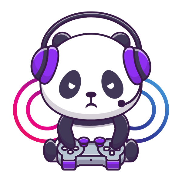LeadGame Gaming Panda Mascot